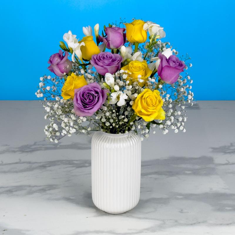 Sweet Rose & Freesia Bouquet